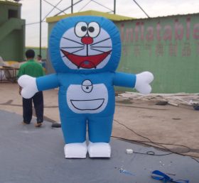 M1-4 Doraemon puhallettava mobiili sarjakuva