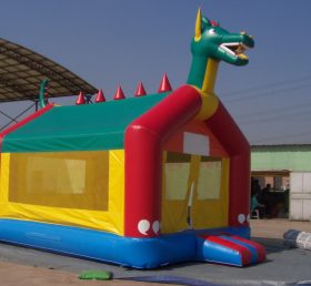 T2-2517 Dinosaurus puhallettava trampoliini