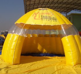 Tent1-426 Keltainen puhallettava teltta