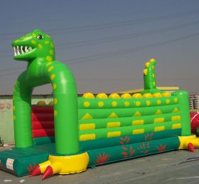 T2-2475 Dinosaurus puhallettava trampoliini