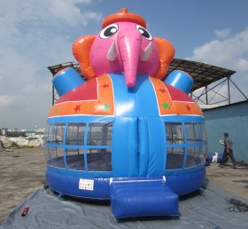 T2-3202 Elefantti puhallettava trampoliini