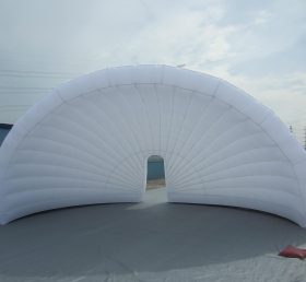 Tent1-446 Giant valkoinen ulkona puhallettava teltta