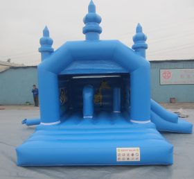 T2-391 Sininen puhallettava trampoliini
