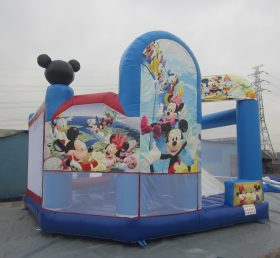 T2-528 Disney Mickey & Minnie puhallettava liukumäki