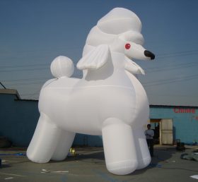 Cartoon1-488 Koiran puhallettava sarjakuva 6 metriä korkea