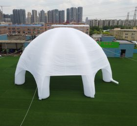 Tent1-403 Mukautettu kaupallinen nurmikko teltta valkoinen puhallettava hämähäkki teltta