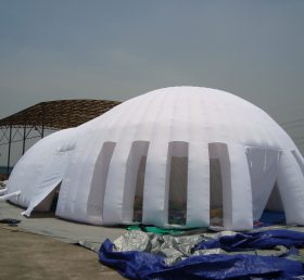 Tent1-410 Giant valkoinen puhallettava teltta