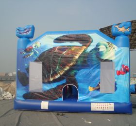 T2-2573 Merenalainen maailman puhallettava trampoliini