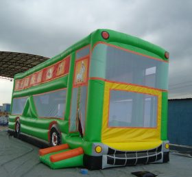 T1-128 Bussipuhallettava trampoliini
