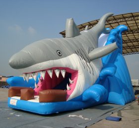 T8-1032 Shark Giant Children's puhallettava liukumäki