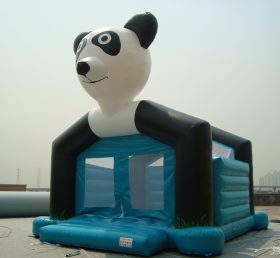 T2-2476 Panda puhallettava trampoliini