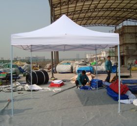 F1-16 Kaupallinen taitettu valkoinen teltta