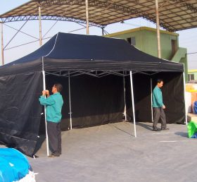F1-40 Kaupallinen musta taitettava teltta