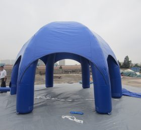 Tent1-307 Sininen mainos kupoli puhallettava teltta