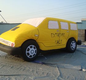 S4-193 Keltainen auton mainos puhallettavuus