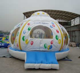 T2-2431 Värillinen ilmapallo puhallettava trampoliini