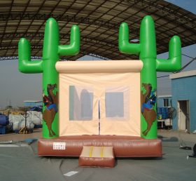 T2-2821 Läntinen cowboy puhallettava trampoliini