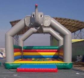 T2-2932 Elefantti puhallettava trampoliini