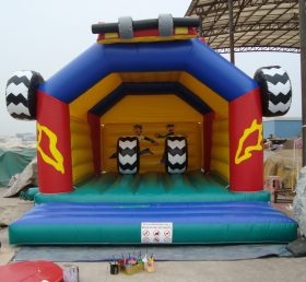 T2-2478 Monster truck puhallettava trampoliini