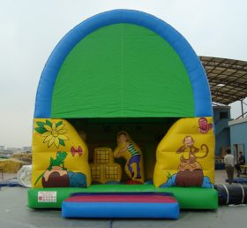 T2-2544 Jungle teema puhallettava trampoliini