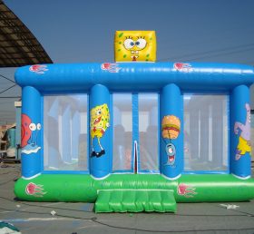 T2-2545 SpongeBob hyppää rakennuksen linnaan