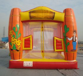 T2-435 Läntinen cowboy puhallettava trampoliini