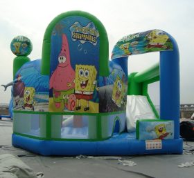 T2-548 SpongeBob hyppää rakennuksen linnaan