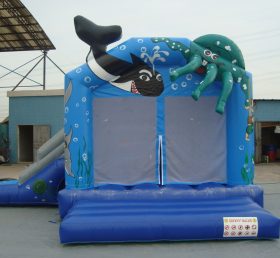 T2-594 Merenalainen maailman puhallettava trampoliini