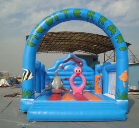 T2-3071 Merenalainen maailman puhallettava trampoliini