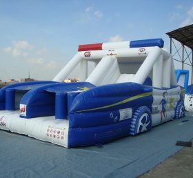T2-2667 Monster truck puhallettava trampoliini