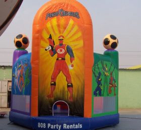 T2-2292 Power Rangers puhallettava trampoliini
