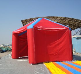 Tent1-244 Punainen kestävä puhallettava teltta