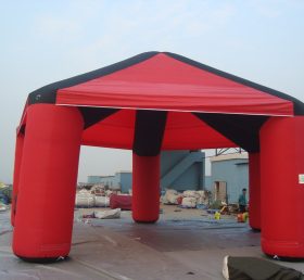 Tent1-417 Ulkona punainen puhallettava teltta
