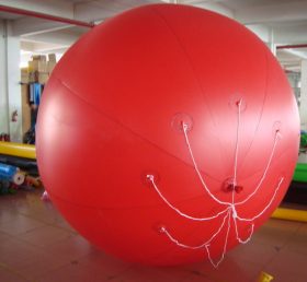 B2-14 Giant ulkona puhallettava punainen ilmapallo