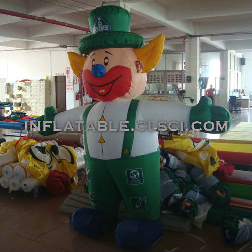 M1-245 Clown Inflatable Moving Cartoon