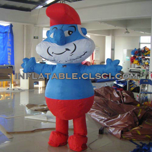 M1-274 The Smurfs Inflatable Moving Cartoon