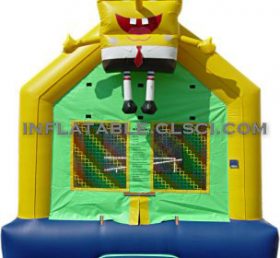 T2-1660 SpongeBob hyppää rakennuksen linnaan