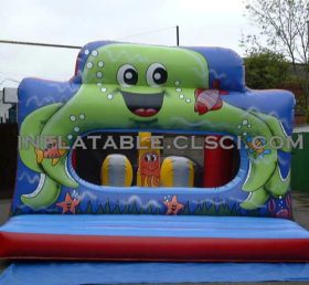 T2-2165 Octopus puhallettava trampoliini