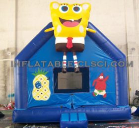 T2-2227 SpongeBob hyppää rakennuksen linnaan