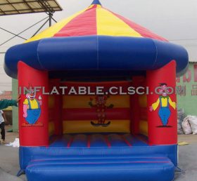T2-2558 Klovni puhallettava trampoliini