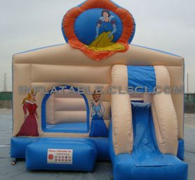 T2-2672 Prinsessa puhallettava trampoliini
