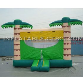 T2-2714 Jungle teema puhallettava trampoliini