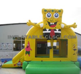 T2-3054 SpongeBob hyppää rakennuksen linnaan