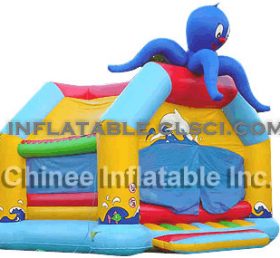 T2-373 Octopus puhallettava trampoliini