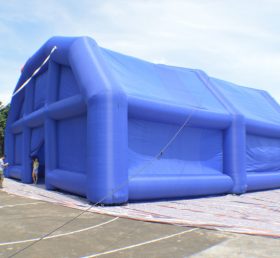 Tent1-283 Sininen puhallettava teltta