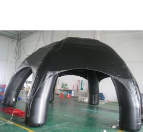 Tent1-321 Musta mainos kupoli puhallettava teltta