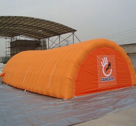 Tent1-373 Oranssi puhallettava teltta