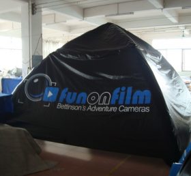 Tent1-68 Musta puhallettava teltta