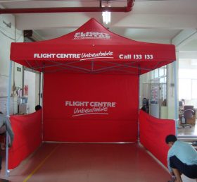 F1-17 Kaupallinen taitettu punainen teltta