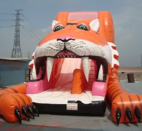 T8-277 Tiger Giant Slide Children's Party